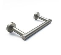 POKIM Toilet Paper Holder Brushed Nickel Metal Bathroom Flexible Pivoting Large Tissue Roll Handle on Wall Mounted, SUS 304 Stainless Steel Adjustable Toilet TP Mega Roll Holder Modern