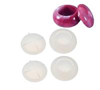 Pokinge 2 Pack Resin Box Molds with Lid, Silicone Small Jar Epoxy Casting Molds Storage Container for Jewelry Earrings, Rings, Coins, Keys, Candy, Candle