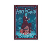 POKKMNJB Alice In Chains Rock Band Posters Aesthetic Canvas Wall Art Print Home Decor for Bedroom Living Room16x24inch(40x60cm) Unframe-style