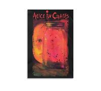 POKKMNJB Alice In Chains Rock Band Posters Aesthetic Canvas Wall Art Print Home Decor for Bedroom Living Room08x12inch(20x30cm) Unframe-style