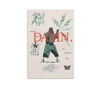 POKKMNJB Kendrick Poster Lamar Damn Posters Aesthetic Canvas Wall Art Print Home Decor for Bedroom Living Room20x30inch(50x75cm) Unframe-style