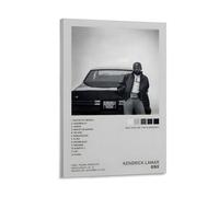 POKKMNJB Kendrick Poster Lamar Gnx Album Posters Aesthetic Canvas Wall Art Print Home Decor for Bedroom Living Room20x30inch(50x75cm) Frame-style