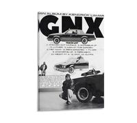 POKKMNJB Kendrick Poster Lamar Gnx Album Posters Aesthetic Canvas Wall Art Print Home Decor for Bedroom Living Room08x12inch(20x30cm) Frame-style