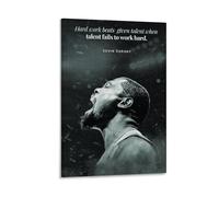 POKKMNJB Kevin Poster Durant Posters Aesthetic Canvas Wall Art Print Home Decor for Bedroom Living Room08x12inch(20x30cm) Frame-style