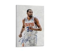 POKKMNJB Kevin Poster Durant Posters Aesthetic Canvas Wall Art Print Home Decor for Bedroom Living Room20x30inch(50x75cm) Frame-style
