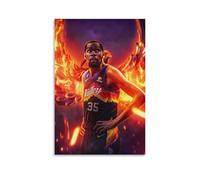 POKKMNJB Kevin Poster Durant Posters Aesthetic Canvas Wall Art Print Home Decor for Bedroom Living Room08x12inch(20x30cm) Unframe-style