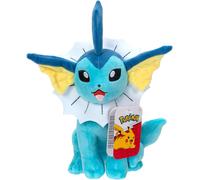 Pokmon PKW3081 Official Premium Quality 8-inch Vaporeon Adorable, Ultra-Soft,