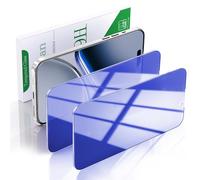 Pokolan 2 Pack Blue Privacy Screen Protector for iPhone 17 Pro | Anti Spy Tempered Glass, 9H Hardness, Case Friendly, Anti Scratch, No Bubbles