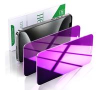 Pokolan 2 Pack Privacy Screen Protector for iPhone 12 Pro Max, Purple Anti Spy Tempered Glass, 9H Hardness, Case Friendly, Anti Scratch, No Bubbles