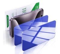 Pokolan 2 Pack Privacy Screen Protector for iPhone 15, Blue Anti Spy Tempered Glass, 9H Hardness, Case Friendly, Anti Scratch, No Bubbles