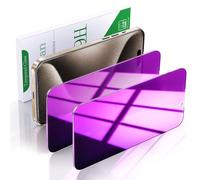 Pokolan 2 Pack Privacy Screen Protector for iPhone 15 Pro, Purple Anti Spy Tempered Glass, 9H Hardness, Case Friendly, Anti Scratch, No Bubbles