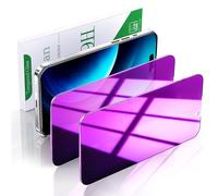 Pokolan 2 Pack Privacy Screen Protector for iPhone 16 Pro Max, Purple Anti Spy Tempered Glass, 9H Hardness, Case Friendly, Anti Scratch, No Bubbles