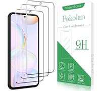 Pokolan 3 Pack Screen Protector for Samsung Galaxy A54 5G Tempered Glass, Upgraded version, 9H Hardness, High Sensitivity, Bubble Free, Anti Scratch, Easy to Install
