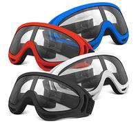 POKONBOY 4 Pack Safety Glasses Protective Goggles Eye Shield Compatible with Nerf Guns and Foam Blaster Guns for Kids Teens Game Battle