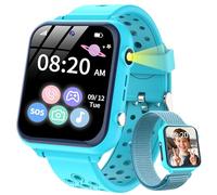 POKUJNFY Kids Smart Watch for Boys Girls - Call Phone SOS 16 Games HD Camera Video MP3 Music Player Calculator Alarm Clock Timer - Digital Smart Watch for Kids Watches Gifts