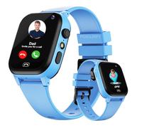 POKUJNFY Kids Smart Watch with GPS Tracker SOS Contacts Chat Call Phone Class Mode Game Alarm Clock Torch IP68 Waterproof Digital Gifts Smart Watch for Kids Girls Boys