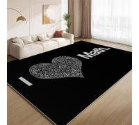 POKXAEU I Love Math Area Rugs Creative Modern Design Machine Washable Rugs for Living Room Soft Non Slip Easy to Clean Carpet for Bedroom Nursery Study Classroom Office 150x210cm
