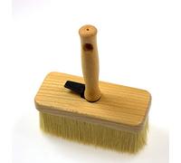 POL-BRUSH Wallpaper Paste Brush (7,5"x3,14"|190x80mm) - Masonry Paint Brush - Professional Paste Block Brush - Multipurpose Large Paint Brush - Good for Ceiling Paint, Fence, Shed, and Decking