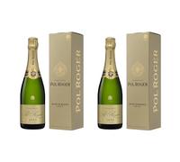 Pol Roger | Blanc de Blancs Vintage Champagne Gift Box 12.5% ABV | 2 x 75cl | Shows lemon zest, pastry, butter and hazelnut, with a balanced finish for food pairing or relaxed serving.