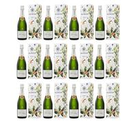 Pol Roger | Brut Réserve Champagne Gift Box 12.5% ABV | 12 x 75cl | Shows fruit, honeysuckle and brioche, with a balanced finish for food pairing or relaxed serving.