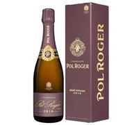 Pol Roger Brut Rose Champagne, 75 cl | Shows raspberry, redcurrant and wild strawberry, complemented by hints of citrus, with a balanced finish for food pairing.