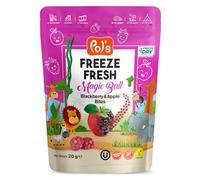Pol’s Freeze Fresh - Magic Ball BlackBerry & Apple Bites, Crispy Freeze-Dried Fruit Snack - 10 Pack - 100% Real Fruit - Vegan, Gluten-Free, No Added Sugar - Healthy Snacks for Kids