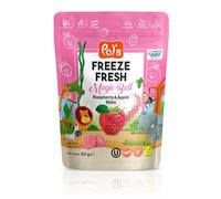 Pol’s Freeze Fresh - Magic Ball Raspberry & Apple Bites, Crispy Freeze-Dried Fruit Snack - 10 Pack - 100% Real Fruit - Vegan, Gluten-Free, No Added Sugar - Healthy Snacks for Kids
