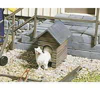 POLA 333210 - 1 Dog Kennel, Model Railway, Model Making