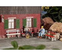 POLA 333221 Park Benches 4/G Scale Building Kit