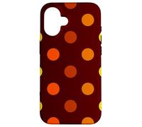 Pola Dots Brown Fall Pattern Cozy Autumn Pola Dot Case for iPhone 16