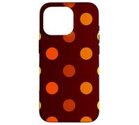 Pola Dots Brown Fall Pattern Cozy Autumn Pola Dot Case for iPhone 16 Pro