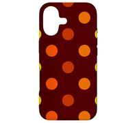 Pola Dots Brown Fall Pattern Cozy Autumn Pola Dot Case for iPhone 17