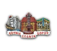 Poland 3D Refrigerator Magnet Tourist Souvenirs Stickers,Home & Kitchen Decoration Poland Fridge Magnet from China