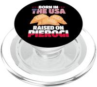 Poland Born In The USA Raised On Pierogi Poland Pride PopSockets PopGrip for MagSafe