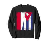 Poland Cuba Half Flag Polish Cuban Heritage Sweatshirt
