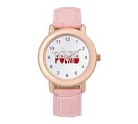 Poland Flag Art Print Womens Elegant Watch Analogue Quartz Watch Leather Band Wristwatch