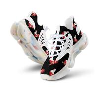 Poland Flag Chicken Men's Running Shoe | Elastic Cushioned Breathable Mesh Non Slip Support Shock Training Comfort
