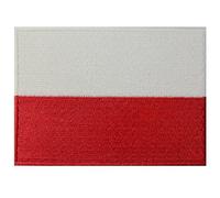 Poland Flag Embroidered Patch Polish Iron On Sew On Polska National Emblem