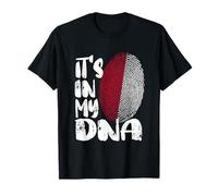 Poland Flag It's in My Dna Polish Fingerprint Flag T-Shirt