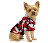 Poland Flag Polish Ea-gles Dog Costume Novelty Shirt Pet Hoodie Sweatshirt Clothes Pullover Jumper XL