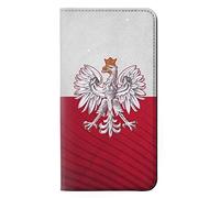Poland Football Soccer Flag PU Leather Flip Case Cover For Samsung Galaxy S7