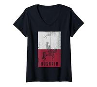 Poland husaria Polish winged hussars military Polska Krakow V-Neck T-Shirt