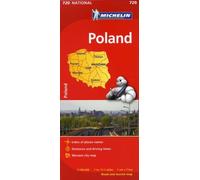 Poland - Michelin National Map 720: Straßen- und Tourismuskarte 1:700.000