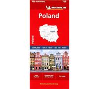Poland - Michelin National Map 720: Straßen- und Tourismuskarte 1:700.000