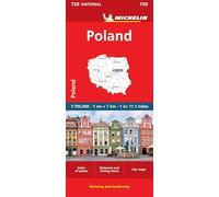 Poland - Michelin National Map 720: Straßen- und Tourismuskarte 1:700.000
