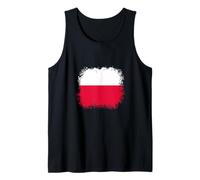 Poland Polish Flag Krakow Warsaw Vacation Men Women Kids Tank Top