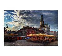 Poland Poznan Puzzle 1000 Piecesen Puzzle Adult Game Graphics Travel Souvenir 38x52CM