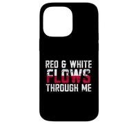 Poland Red & White Flows Through Me Pride Case for iPhone 14 Pro Max
