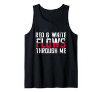 Poland Red & White Flows Through Me Pride Tank Top