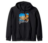 Poland Souvenir/Gdansk Zip Hoodie